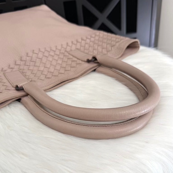 Auth Bottega Veneta Pink mauve Tuape Tote Bag - Picture 6 of 13